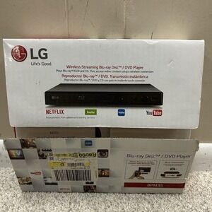 LG BPM35 Wired Streaming Blu-ray Disc DVD Player Black New - Open Box